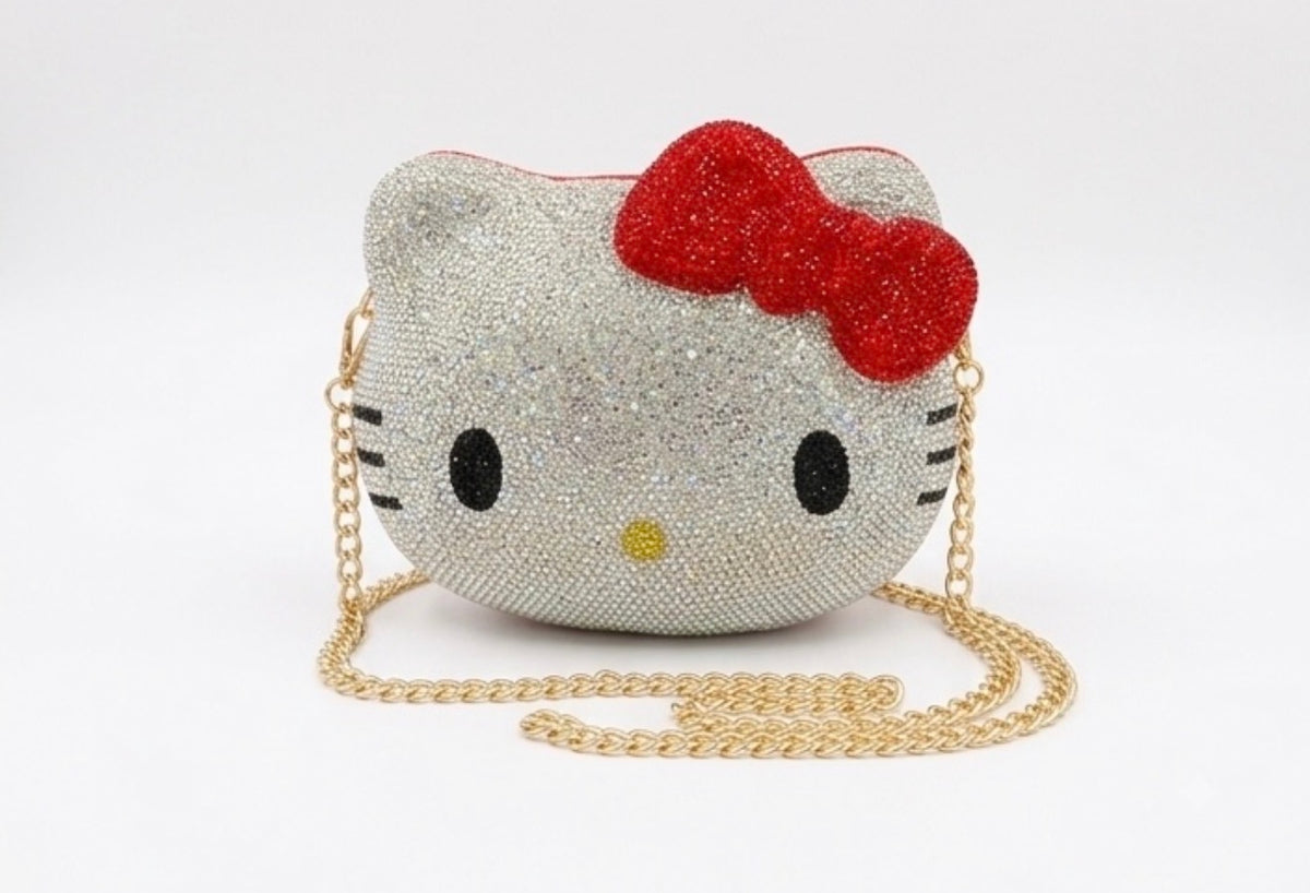 Hello Kitty Crystal Rhinestone Clutch ✨
