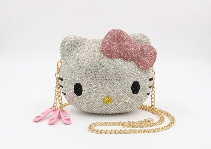 Hello Kitty Crystal Rhinestone Clutch ✨