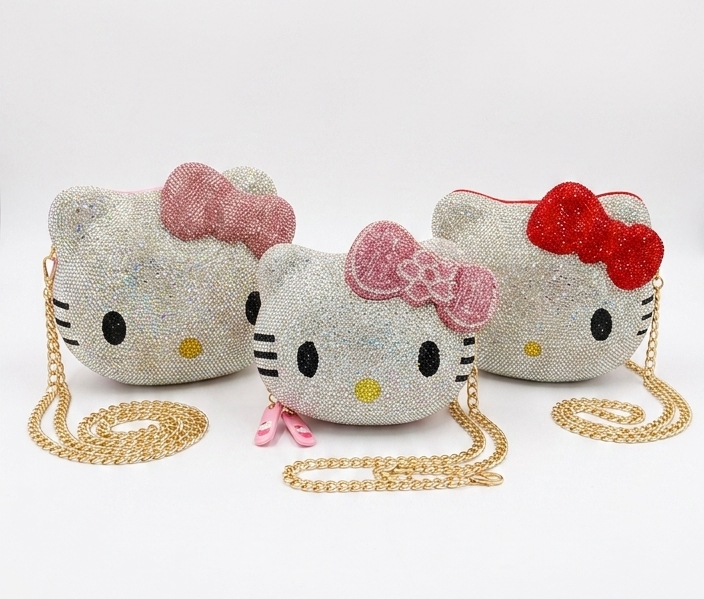 Hello Kitty Crystal Rhinestone Clutch ✨