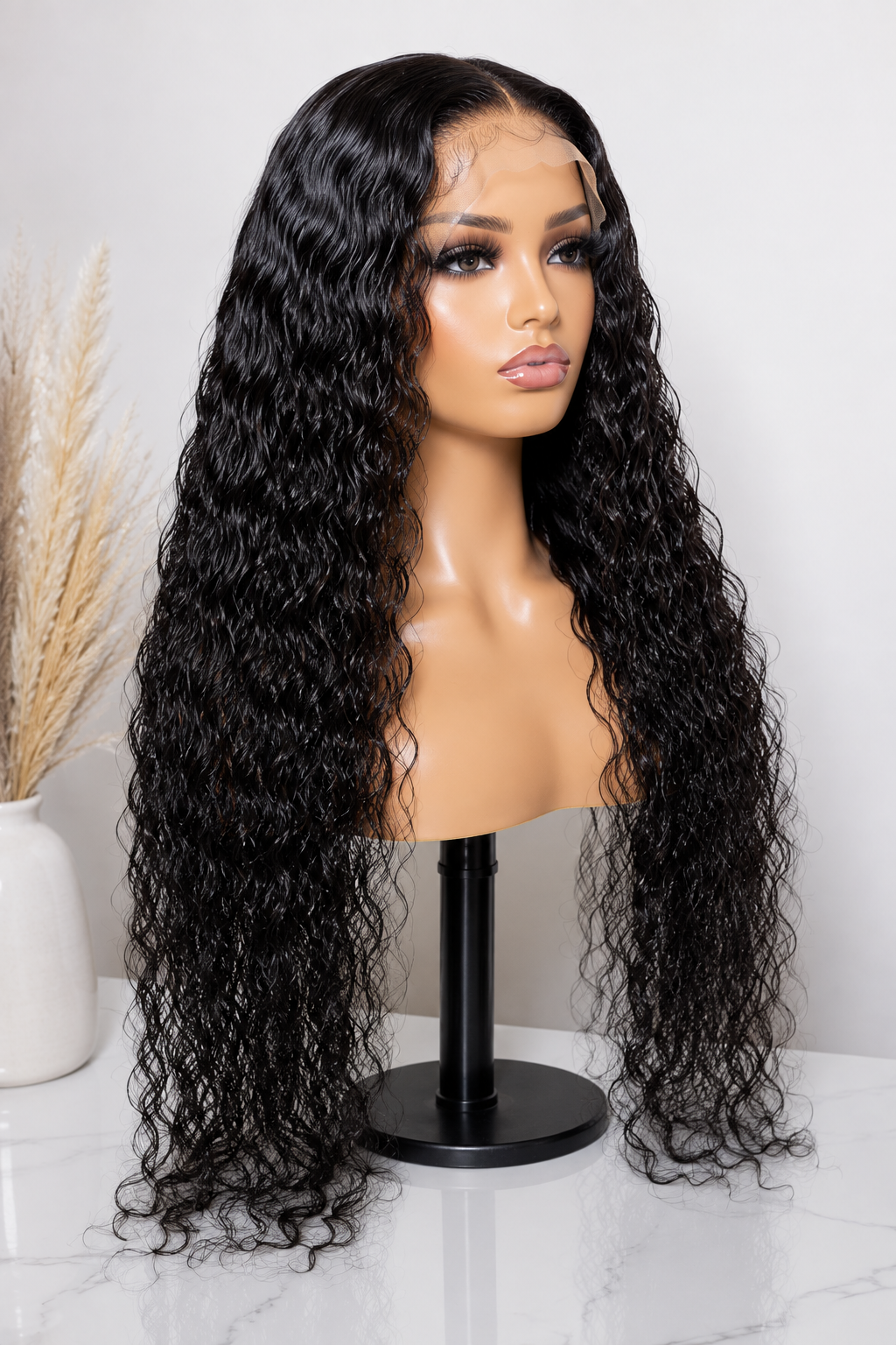 16–42inch Jerry Afro Curly Human Hair Wig | 300% Density | HD Lace | Glueless